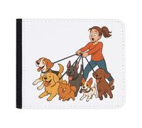 Azeeda 'Walkies Happy Dogs' Wallet (WL00030807)
