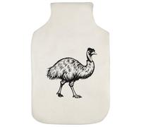 Azeeda 'Walking Emu' Hot Water Bottle Cover (HW00047033)