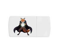 Azeeda 'Warlock Fox' Pill Box with Splitter (PI00045018)