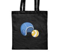 Azeeda 'Water Polo Ball & Cap' Classic Black Tote Shopper Bag (ZB00033346)