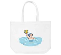 Azeeda 'Water Polo Player' Tote Shopping Bag For Life (BG00091765)
