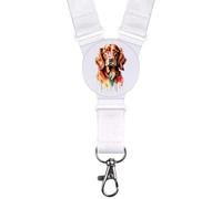 Azeeda 'Watercolour Style Irish Setter' Neck Strap/Lanyard (LY00047094)