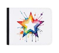 Azeeda 'Watercolour Style Star' Slim Wallet/Cardholder (WL00039151)