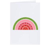 Azeeda 'Watermelon Rainbow' Greeting Card - A4 (GC00100126)