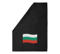 Azeeda 'Waving Bulgarian Flag' Cotton Tea Towel - Black (TW00055761)