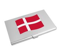 Azeeda 'Waving Danish Flag' Business Card Holder/Credit Card Wallet (CH00038634)