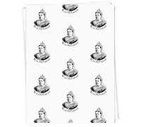 Azeeda 'We Are Not Amused' Gift Wrap Paper (GI00147668) | 91cm x 61cm Gift Wrap for Birthdays, Christmas and Special Occasions