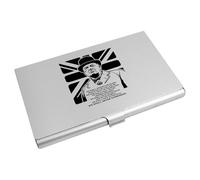 Azeeda 'We Shall Never Surrender' Metal Business Card Holder (CH00055133)