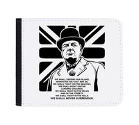 Azeeda 'We Shall Never Surrender' Slim Wallet/Cardholder (WL00037745)
