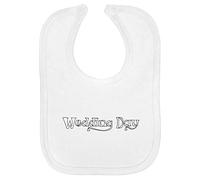 Azeeda 'Wedding Day' Soft Cotton Baby Bib (BI00006838)