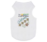 Azeeda 'Welcome 2025: The Best Awaits' Pet Dog/Cat T-Shirt, XS (PT00146976)