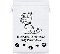 Azeeda 'Welcome To My Home' Satin Gift Bag - 25cm (SB00160795)