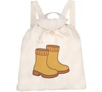Azeeda 'Wellington Boots for a Rainy Day' Canvas Rucksack/Backpack (RK00041956)