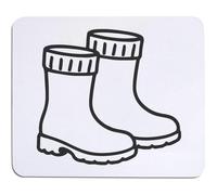 Azeeda 'Wellington Boots for a Rainy Day' Mouse Mat/Desk Pad (MO00040560)