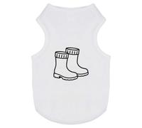 Azeeda 'Wellington Boots for a Rainy Day' Pet Dog/Cat T-Shirt, S (PT00164805)