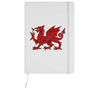 Azeeda 'Welsh Dragon' Ruled Notebook - White, A5 (NB00007758)