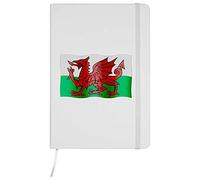 Azeeda 'Welsh Flag' Ruled Notebook - White, A5 (NB00037624)