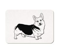 Azeeda 'Welsh Pembroke Corgi' Rectangular Fridge Magnet - Decorative Refrigerator & Whiteboard Magnet for Home, Kitchen or Office - 70mm x 49mm (FM00046404)