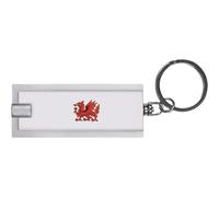 Azeeda 'Welsh Red Dragon' LED Torch Keyring - Compact Pocket Flashlight with Keychain - Handy Mini Light for Bags and Keys (KT00038253)