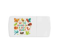 Azeeda 'We're Going On a Bug Hunt' Pill Box with Tablet Splitter (PI00040130)