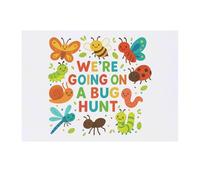 Azeeda 'We're Going On a Bug Hunt' Temporary Tattoo - Water Resistant, Skin-Safe, Non-Toxic Transfer (TO00095909)
