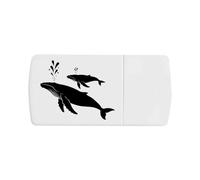 Azeeda 'Whales' Pill Box with Splitter (PI00046721)