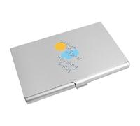 Azeeda 'Whatever The Weather You Bring Smiles' Business Card Holder/Credit Card Wallet (CH00045770)