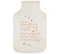 Azeeda 'When Everything is Just Too Much ' Hot Water Bottle Cover (HW00044862)