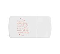 Azeeda 'When Everything is Just Too Much ' Pill Box with Tablet Splitter (PI00038330)