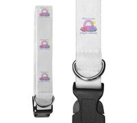 Azeeda 'When It Rains' Dog Collar - White, S (PR00087753)