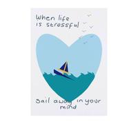 Azeeda 'When Life Is Stressful' Temporary Tattoo - A6 (TO00103033)