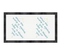 Azeeda 'When The World Is Against You' Pet Feeding Mat (PM00033208)