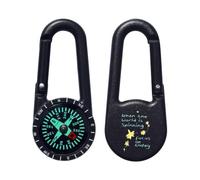 Azeeda 'When The World Is Spinning.' Compass Keyring (KC00043983)