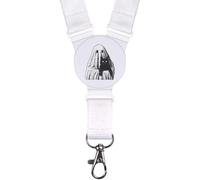 Azeeda 'Whimsical Ghost Holding Black Cat' Neck Strap/Lanyard (LY00045246)