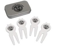 Azeeda 'Whippet Life In The Fast Lane' Golf Divot Tool/Repair Fork Gift Set (GO00089298)