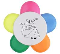 Azeeda 'Whirling Dervish' Flower Shape Highlighter Pen (HL00042015)