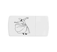 Azeeda 'Whirling Dervish' Pill Box with Tablet Splitter (PI00038282)