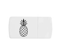 Azeeda 'Whole Pineapple' Pill Box with Tablet Splitter (PI00036664)