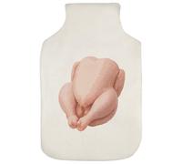 Azeeda 'Whole Raw Chicken' Hot Water Bottle Cover (HW00045096)