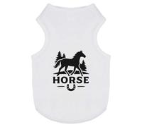 Azeeda 'Wild Horse Running' Pet Dog/Cat T-Shirt, L (PT00160611)