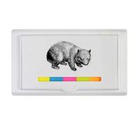 Azeeda 'Wild Wombat' Sticky Note Ruler Pad (ST00045042)