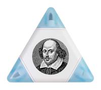 Azeeda 'William Shakespeare' Compact Multi Tool (TI00042839) | Triangle Pocket Tool for Measuring, Repairs, Keyrings and Gifts
