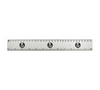 Azeeda 'William Shakespeare Portrait' 30cm (12 Inch) White Plastic Ruler (RL00103428)