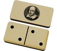 Azeeda 'William Shakespeare Portrait' Domino Set & Box (DM00052959)