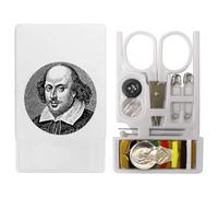 Azeeda 'William Shakespeare Portrait' Mini Travel Sewing Kit (SE00042842)