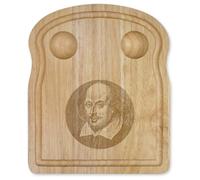 Azeeda 'William Shakespeare Portrait' Wooden Breakfast Board (WB00093655)
