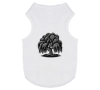 Azeeda 'Willow Tree' Pet Dog/Cat T-Shirt, M (PT00180350)