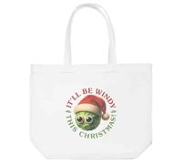 Azeeda 'Windy Christmas Brussels Sprout' Tote Shopping Bag For Life (BG00086939)