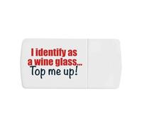 Azeeda 'Wine Identity' Pill Box with Tablet Splitter (PI00038271)