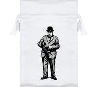 Azeeda 'Winston Churchill ' Satin Gift Bag - 15cm (SB00164480)